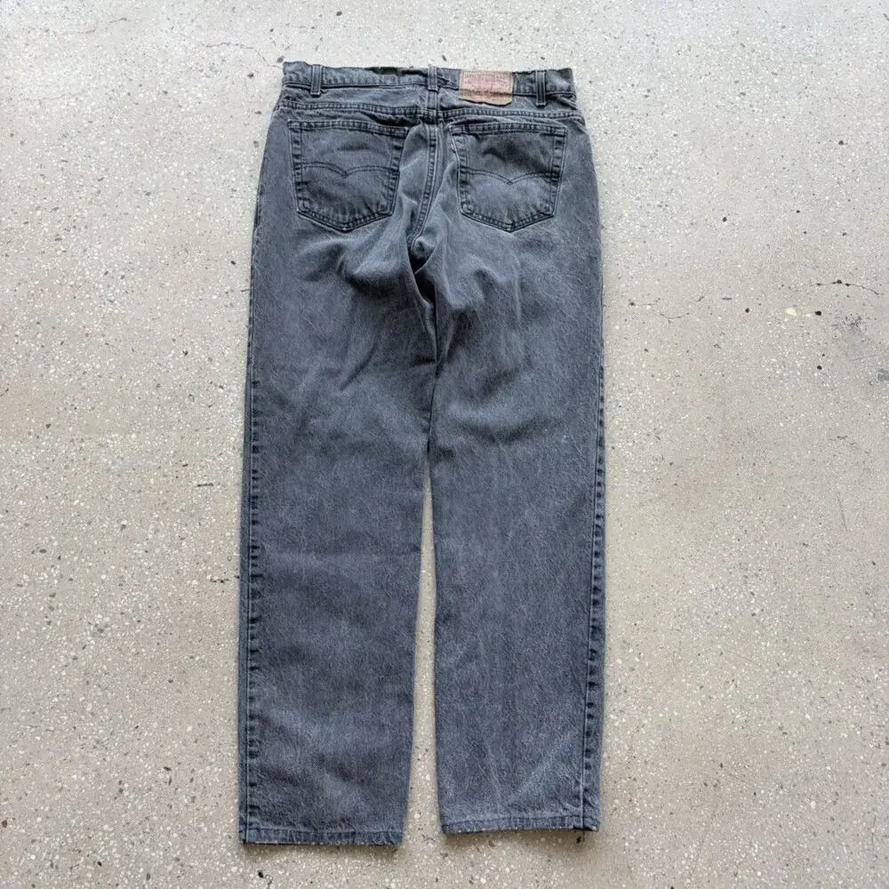 Vintage 90s Levi's 505xx Black Regular Fit Jeans 34x32